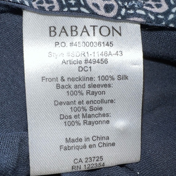 Babaton With Silk V-Neck - Picture 11 of 11
